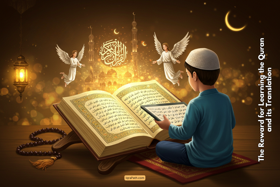 The reward for learning the Quran and its Translation