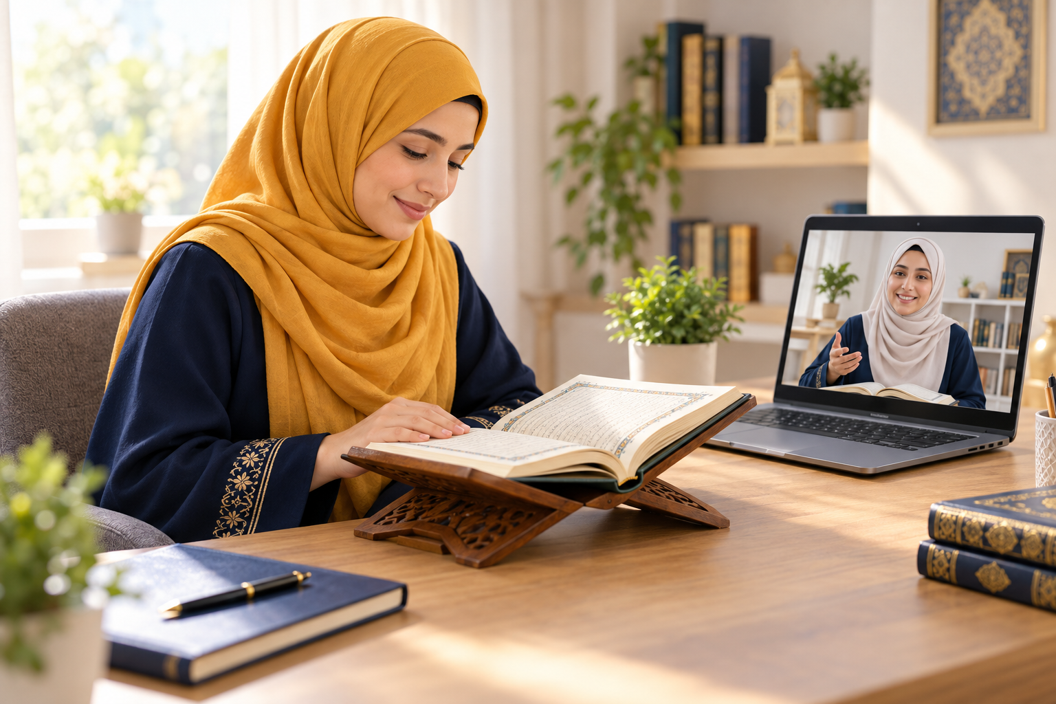 Online Quran learning for ladies
